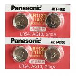Panasonic LR1130 AG10 SR1130SW 389 Alkaline Button Battery (4 Pieces)