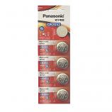 Panasonic CR2032 Lithium Cell Button Battery (5 Pieces)